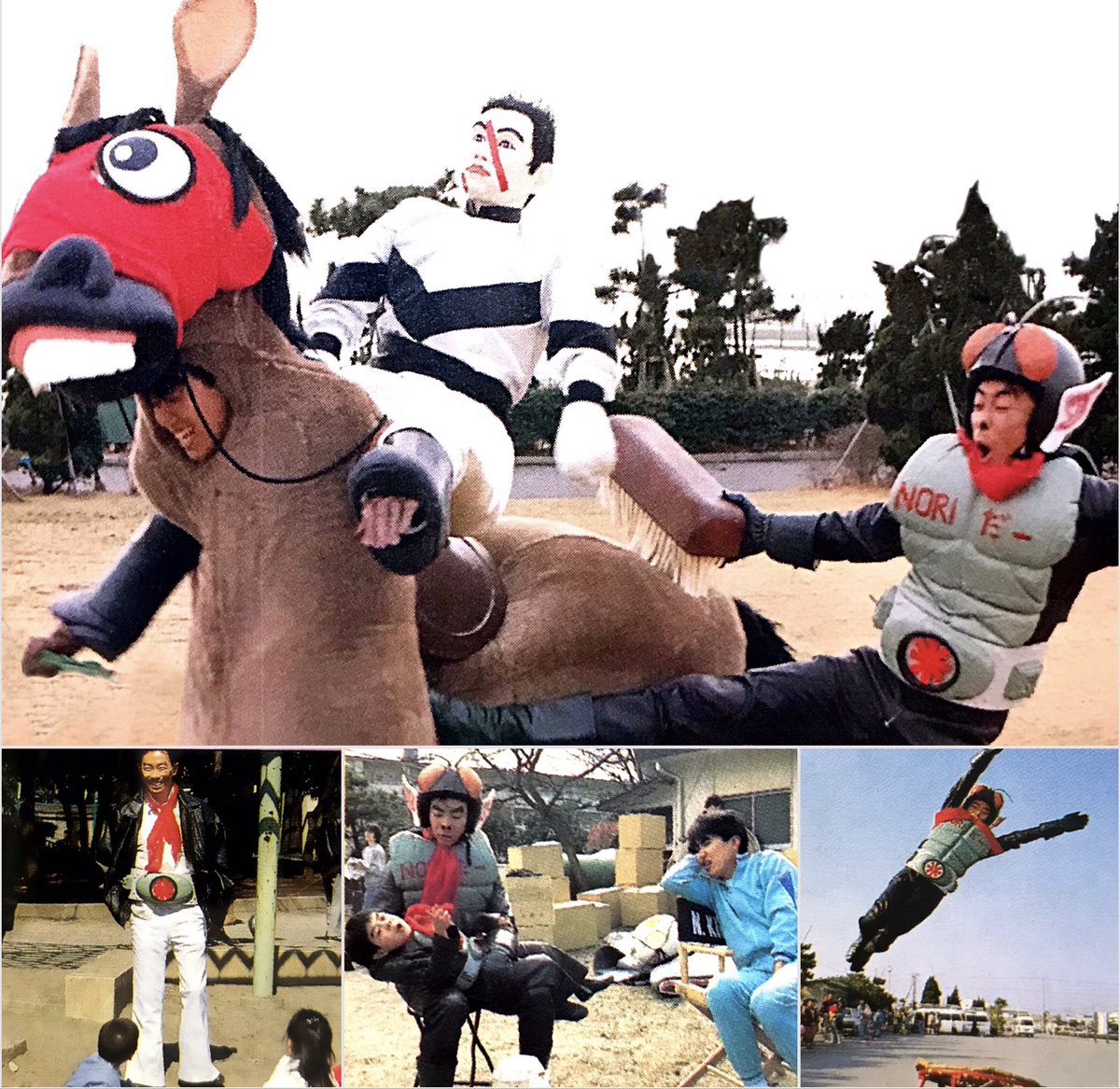 とんねるず　仮面ノリダー　木梨憲武　石橋貴明　ビックリマン　スーパーゼウス 1989年 とんねるずのみなさんのおかげです 「仮面ノリダー」のオフ