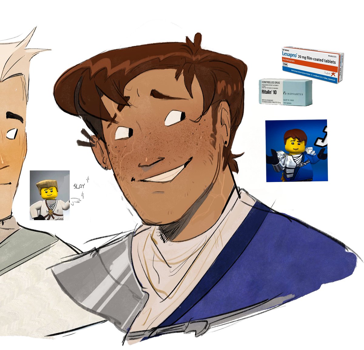 Bagandzi's tweet image. Jay Walker!
Ever since I started to watch Ninjago I found out that he is adopted, was a snake for a bit???, grew up in a junkyard, loves his wife, knows how to do makeup and is the definition of boyfailure💙✨🌩️