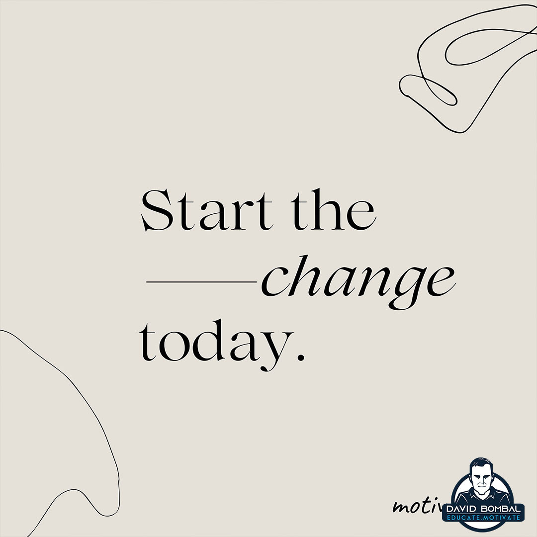 davidbombal's tweet photo. Start the change today.

#DailyMotivation #inspiration #motivation #bestadvice #lifelessons #changeyourmindset https://t.co/A7zbAibkJX