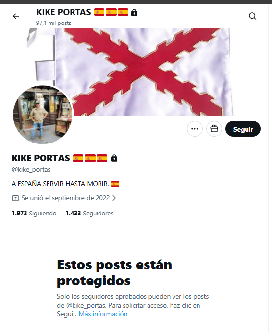 😎 Valientes hasta que salen en los papeles. El fascismo patrio está plagado de cobardes, incapaces de defender sus animaladas a cara descubierta. 
diario-red.com/articulo/espan…