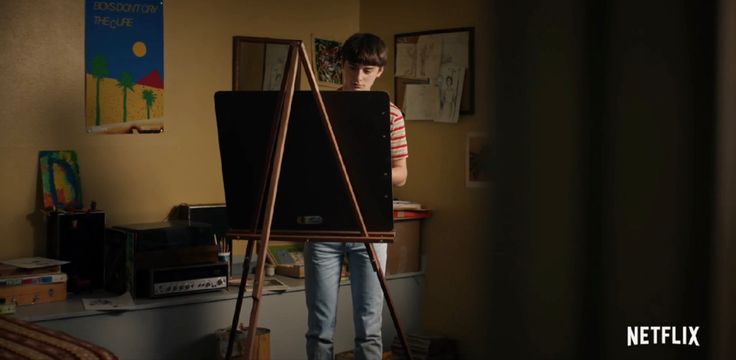 AWmiwi507's tweet image. Will is the artist and Mike is the writer.
But Mike never got to find out that Will was the one who painted for him and they were his feelings Just like Will is never gonna find out that Mike writes about him in his stories.