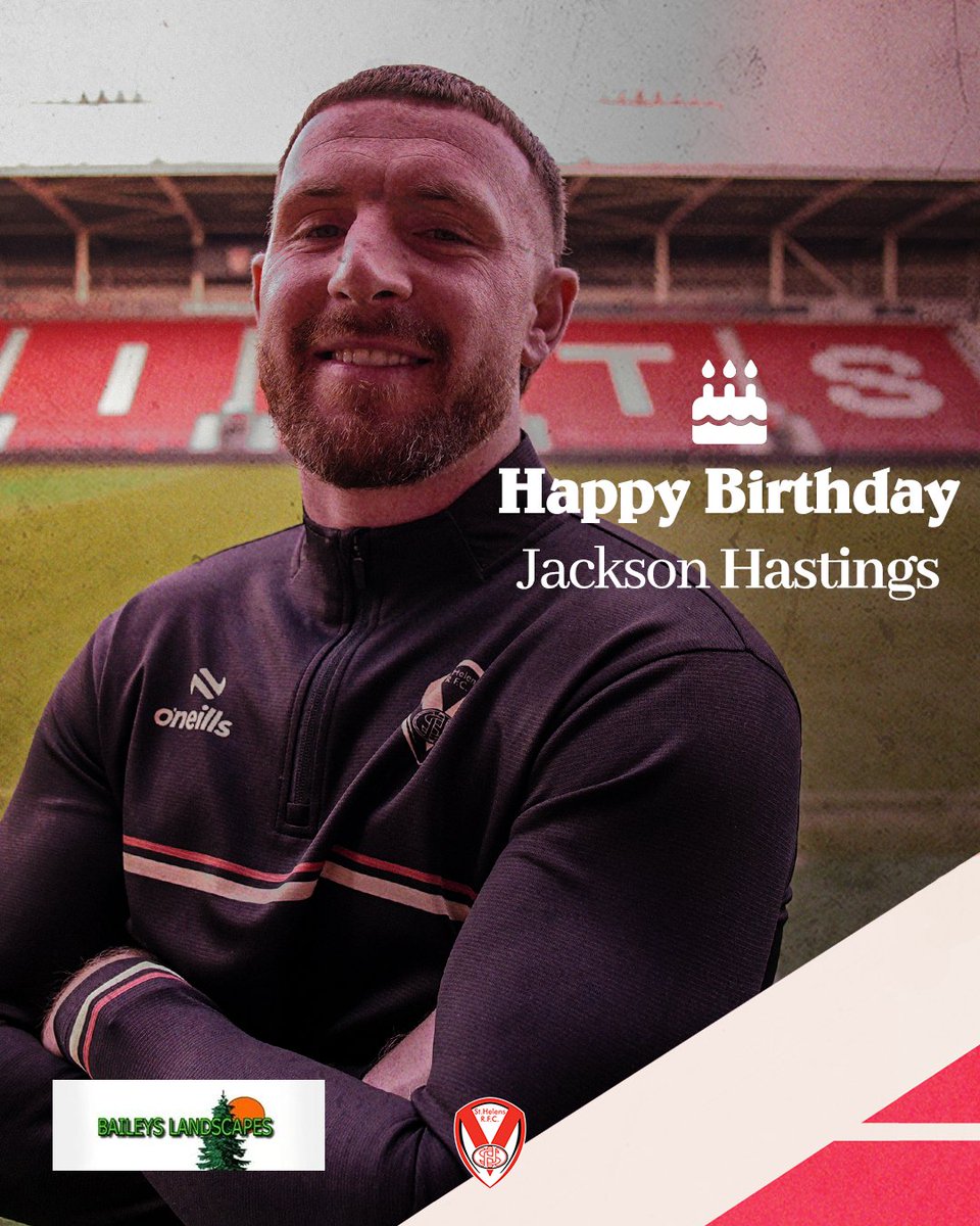 Saints1890's tweet image. 🎂 Happy Birthday to Jackson Hastings!

Have a terrific day, Jacko, from all of us at the Saints! 🎈🥳🙌

@JackoHastings 

#COYS | Baileys Landscapes