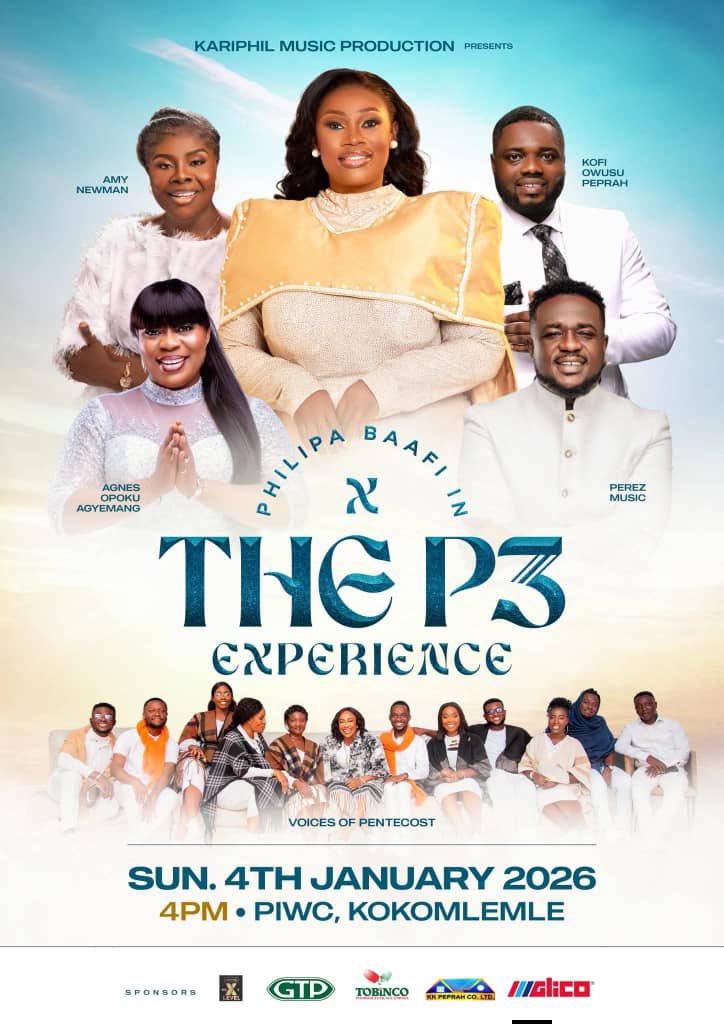 Minister Pascal Koomson joins 'The P3 Experience' tonight!

We are filling the Kokomlemle PIWC auditorium with praises and worship for a new year that will be prosperous. 

It's a 'Go Higher' year and you can't miss out!