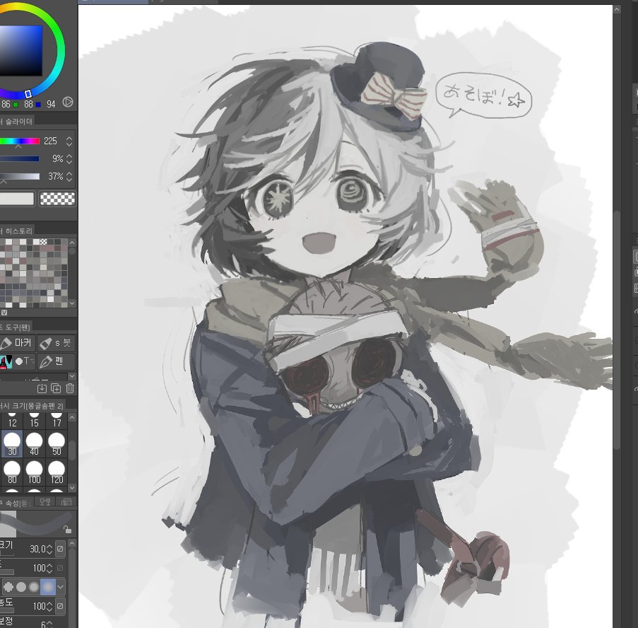 생일축하한단다 #Qちゃん生誕祭 
#マフィアの白黒天使生誕祭