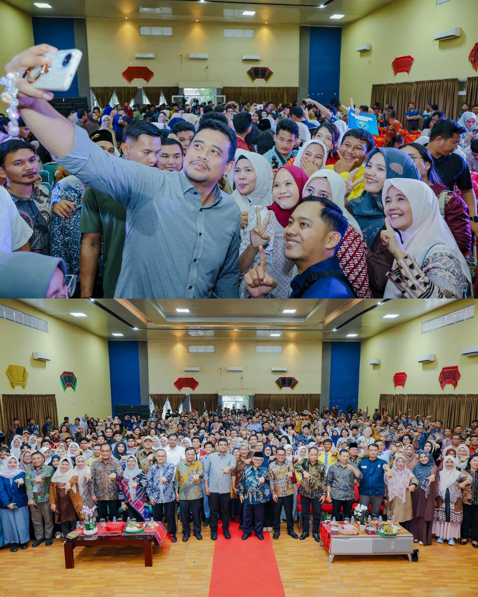 bobbynasution_'s tweet photo. Pendidikan adalah fondasi penting dalam mencetak sumber daya manusia yang unggul dan berkualitas. Peningkatan mutu pendidikan perlu didukung oleh sarana dan prasarana yang memadai agar proses belajar dan mengajar di sekolah dapat berjalan dengan baik.

Hari ini saya bersama Menteri Pendidikan Dasar dan Menengah Bapak Abdul Mu'ti meresmikan Revitalisasi Satuan Pendidikan di Kota Medan tahun 2025, dari jenjang TK, SD, SMP, SMA/SMK, dan juga SLB. Ini merupakan komitmen pemerintah dalam memperkuat kualitas pendidikan serta menyiapkan generasi Sumatera Utara yang unggul menuju Indonesia Emas 2045.

#KolaborasiSumutBerkah
#SalamKolaborasi