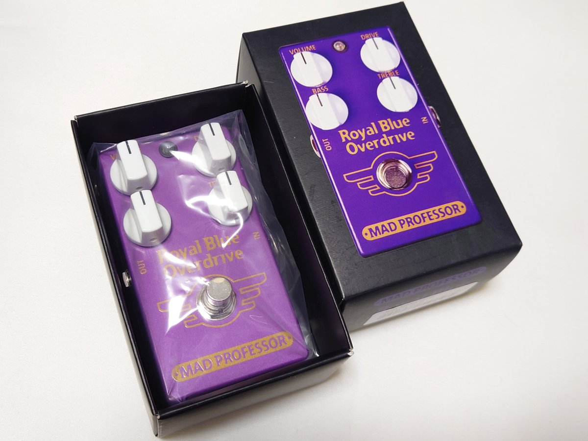 mynewgear 悩んだ末にMAD PROFESSORの「Royal Blue Overdrive」を買っ