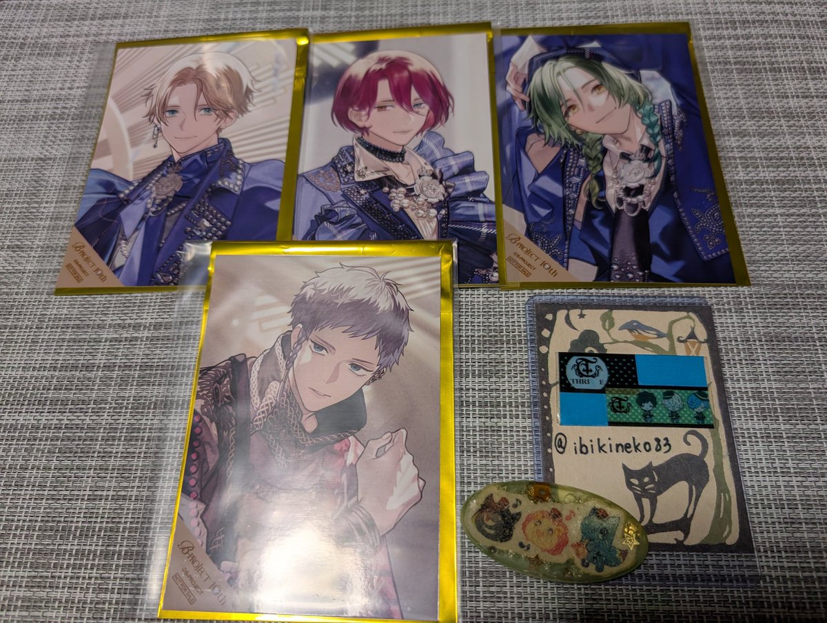 B-PROJECT Bプロ 10th 特典 ブロマイド 譲∶☆北門、増長、音済、王茶