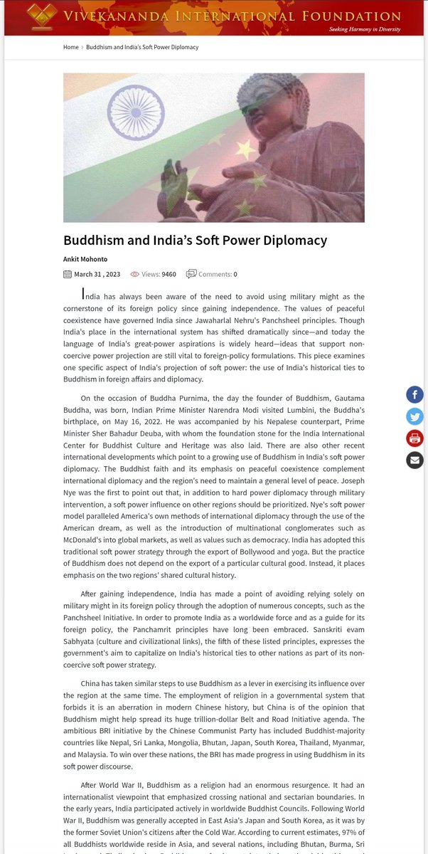 AtheistApex's tweet image. ये सब BJP वाले सिर्फ दिखवा कर रहे इनके 52 सबसे ज्यादा बुद्ध मूर्तियां तोड़ी है मुस्लिम के साथ. 👈🤫
ये सब Geopolitcs में Edge हासिल करने का मकसद है ताकि 52 ऊंची Post पर रहकर टूरिज्म के लोगो से पैसा कमा सके! 
इनके लोगो को पर कभी विश्वास मत करना ये लोग मुस्लिम के साथ भी मिल जाते है