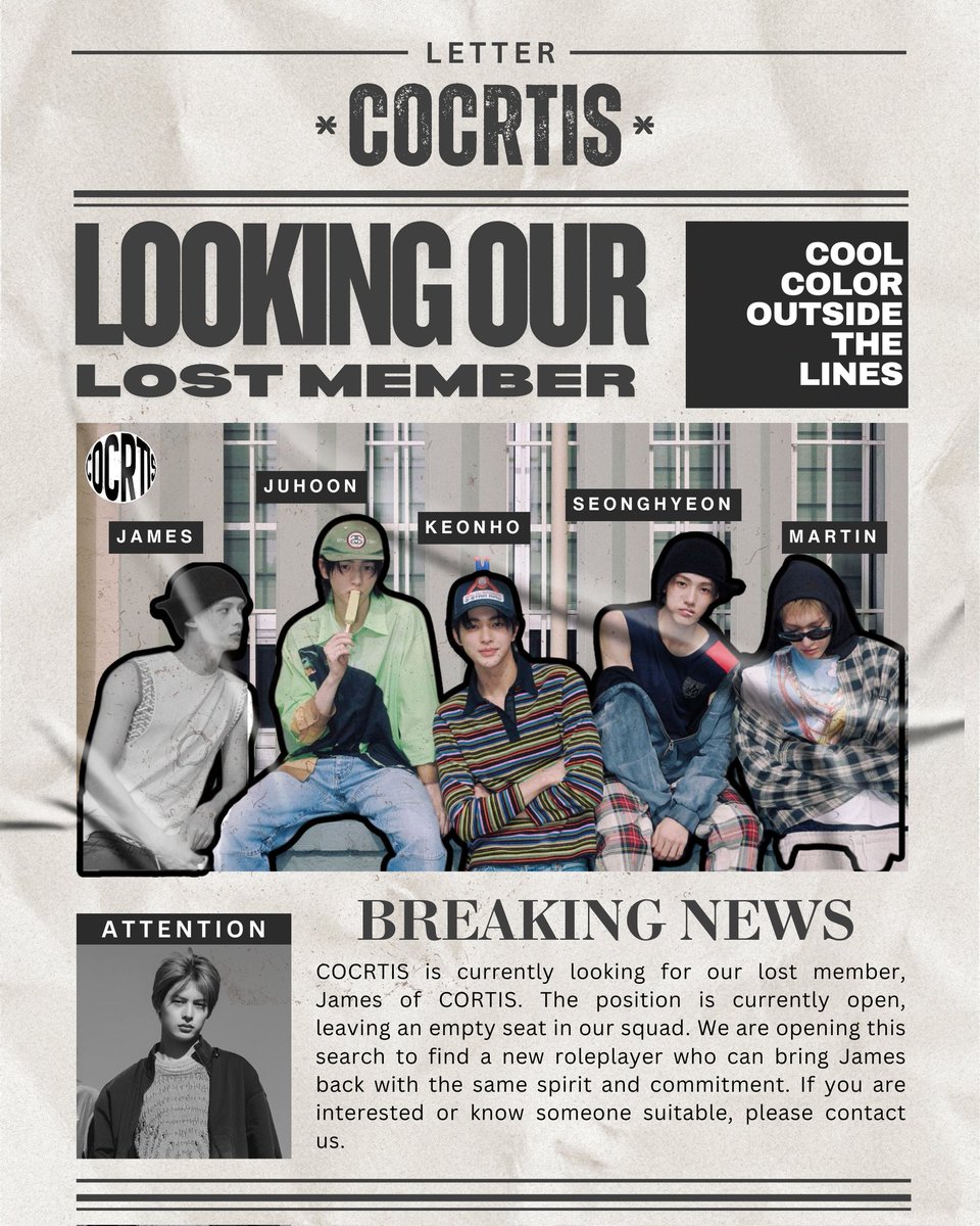 Cocrtis's tweet image. 𝗔𝗧𝗧𝗘𝗡𝗦𝗛𝗨𝗡 𝗚𝗢𝗢𝗗 𝗣𝗘𝗢𝗣𝗟𝗘!

We are looking for our 𝗝𝗮𝗺𝗲𝘀 to complete the empty sheets. Please spread the word so our 𝗝𝗮𝗺𝗲𝘀 can finally fill the spot. Reply on the section below if you are 𝗝𝗮𝗺𝗲𝘀.

We also looking for SQ(s) mate. Drop yourself below.