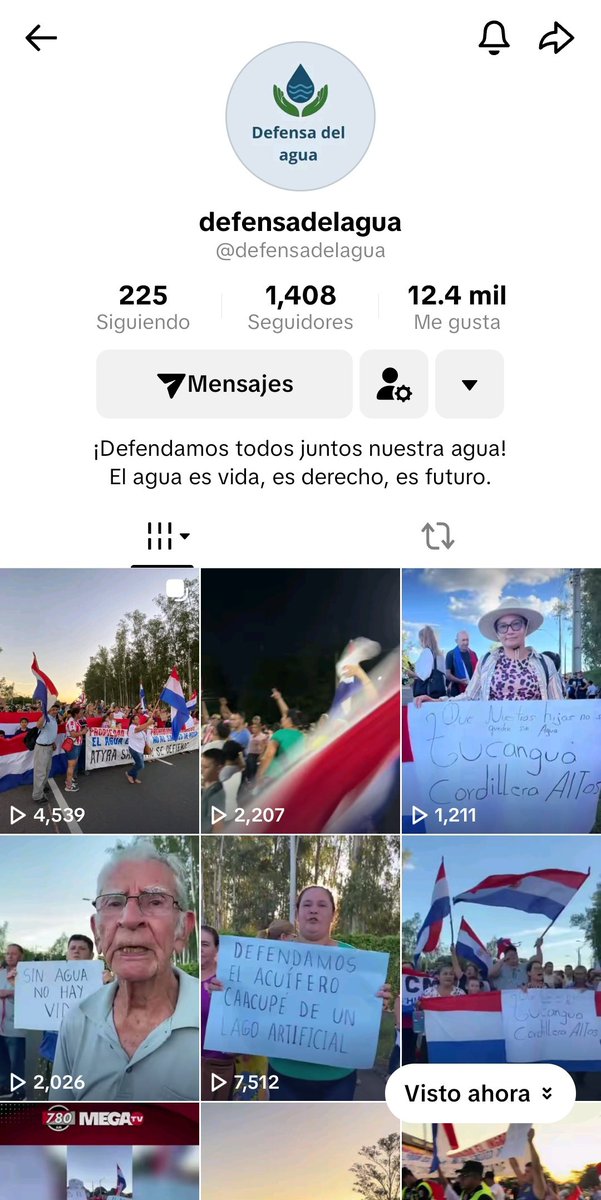 Chicus, miren, se están organizando para defender el acuífero guaraní, la empresa Petrohue quiere hacer una laguna artificial. Quieren robar nuestra agua para los ricos. 
Encontré esta cuenta en tiktok, sigan para estar informados y apoyar.