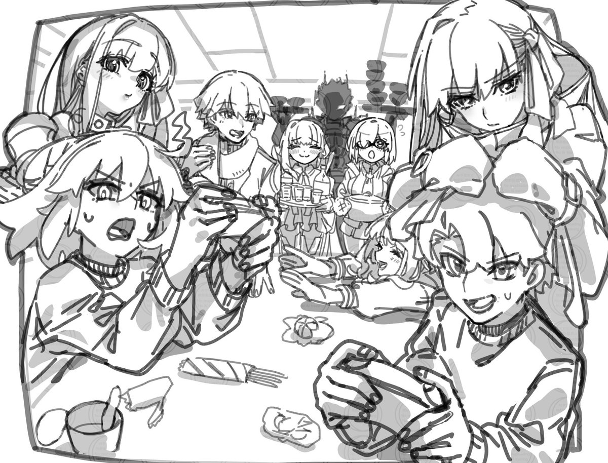 RT @Anmochimochi1: 描き始め！！！✍️ 今年もいっぱいイラスト