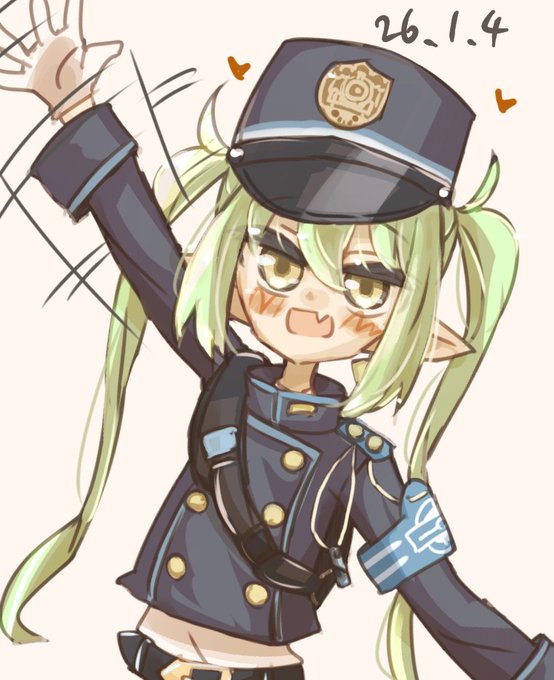 描き初めは初夢に出てきたノゾミ 