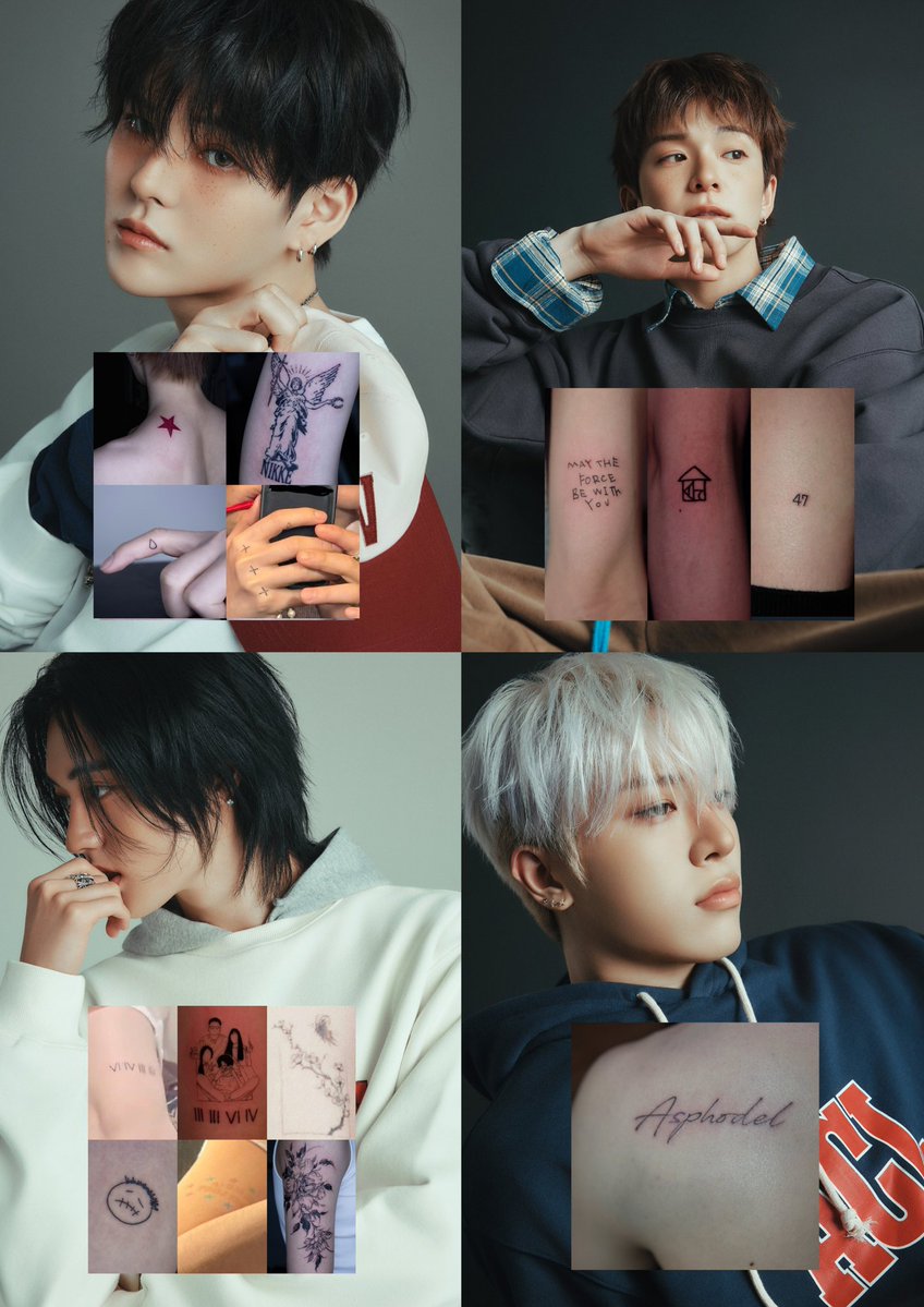 clioyshjhn's tweet image. #TREASURE MEMBERS WITH TATTOOS:

• HARUTO – 6
• YOSHI – 4
• ASAHI – 3
• JUNGHWAN – 1