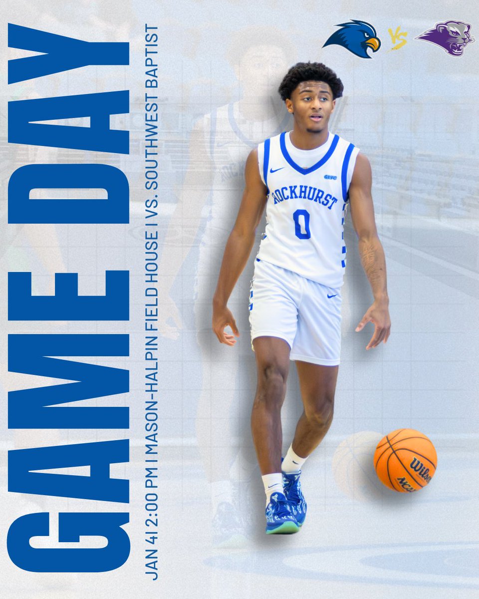Gameday‼️

🆚 Southwest Baptist
⏰ 2:00 pm
📍Mason-Halpin Fieldhouse
#RockU🪽