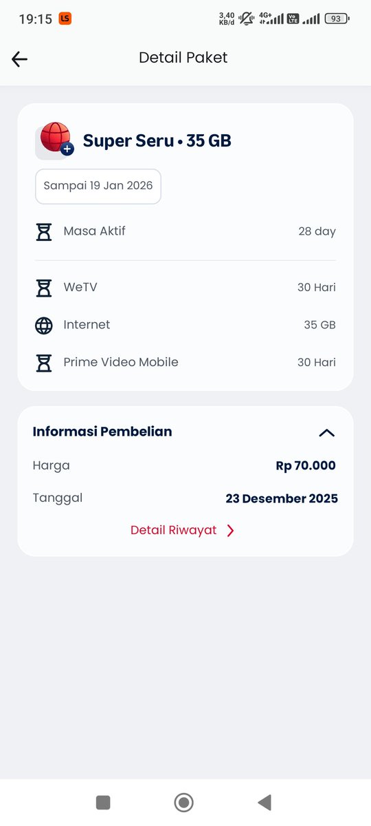 Erien_NA's tweet photo. Gmn ni min @Telkomsel ? Knp msuk notif masa paket terakhir hari ini jam 23.59 pdahal msih smpai 19 Januari https://t.co/vDBmblGHxy