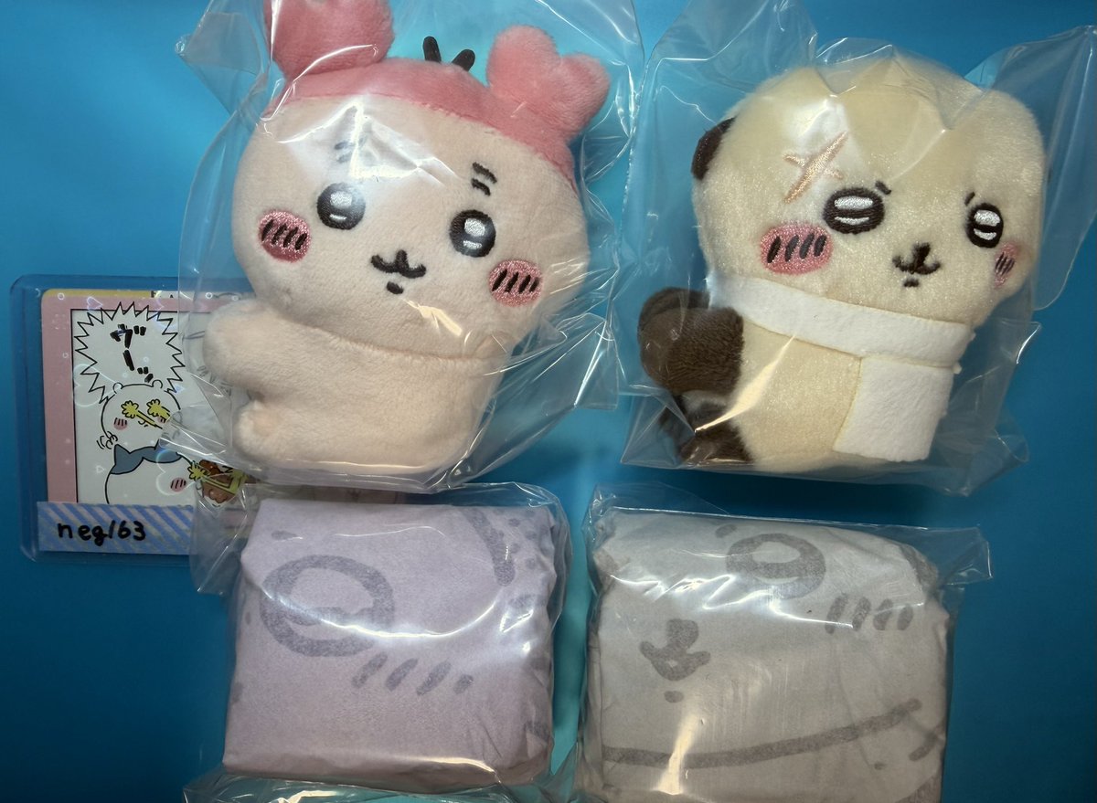 交換】 ちいかわ カラフルトート クリップぬいぐるみ 譲→古本屋