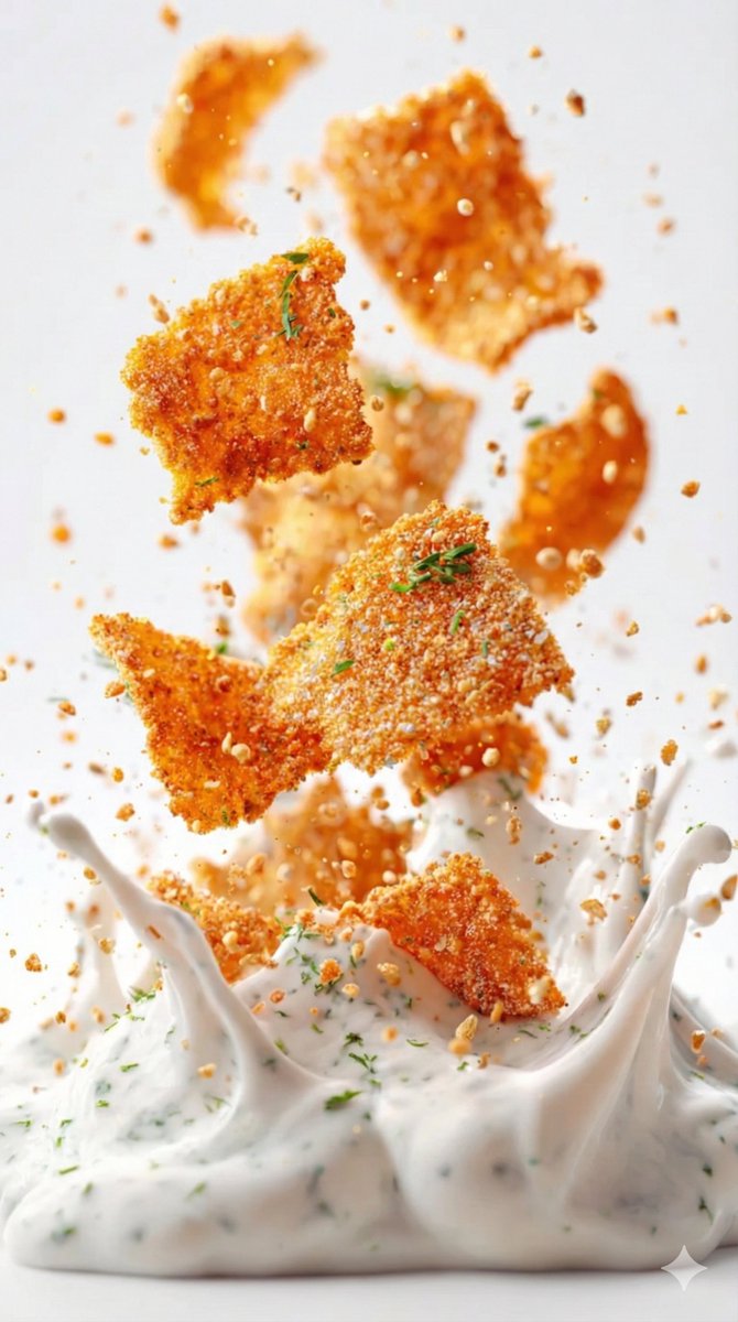 YaseenK7212's tweet image. A Slow motion shot of chips 🤯 Gemini Nano Banana 3.0

Prompt:

{
  "project_configuration": {
    "shot_type": "macro_slow_motion",
    "global_settings": {
      "aspect_ratio": "9:16",
      "chaos_weight": 15,
      "color_profile": "high-key",
      "environment": {…