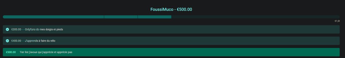 500 EUROS ATTEINTS EN 10H VOUS ÊTES LES GOATS QUE VOUS PENSEZ ÊTRE ❤️