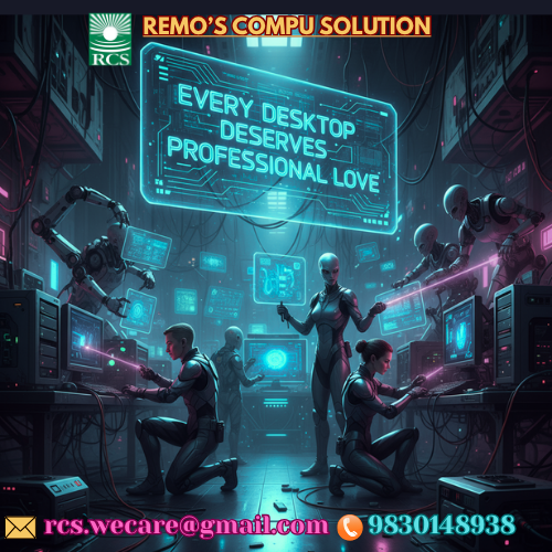 RcsShop31's tweet photo. Built Yesterday Vibes 🖥️✨

 Fix, upgrade &amp; refresh desktops till they feel factory-fresh. Old PC, new flex. ⚡😎

CALL NOW : 9830148938

 #DesktopRevive #TechGlowUp #FeelTheUpgrade 🚀 https://t.co/kCPKJF2YYn