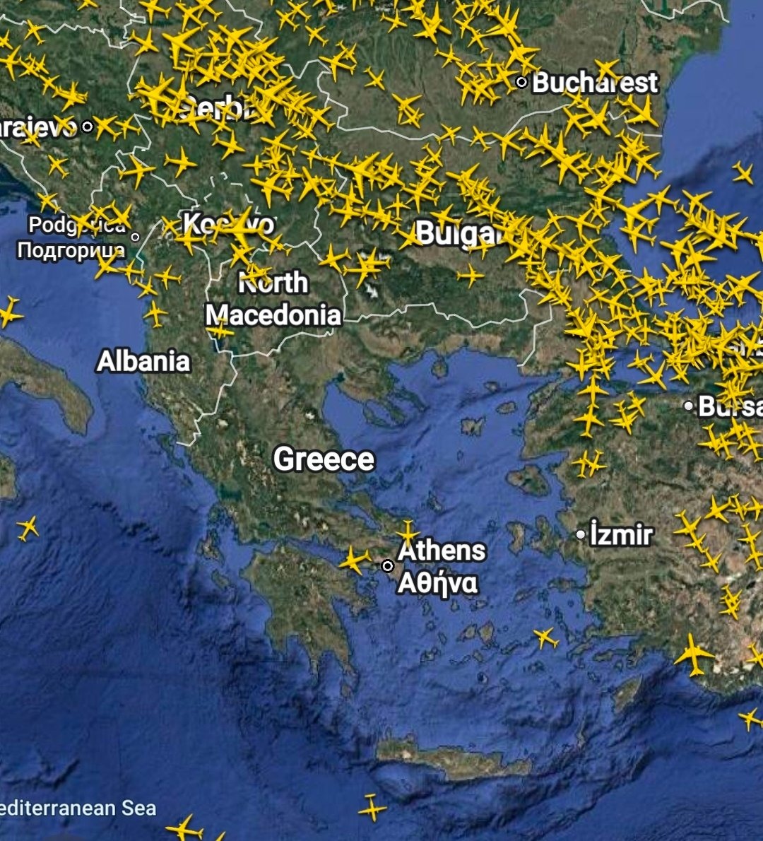 🚨🇬🇷 GREECE SHUTS DOWN ITS ENTIRE AIRSPACE: “COMMUNICATION FAILURE” OR SOMETHING ELSE?

Greece just completely closed its airspace after what’s being called a “failure of all communication systems.” 

It’s a total lockdown, no flights in, and no flights out.

And in the middle of