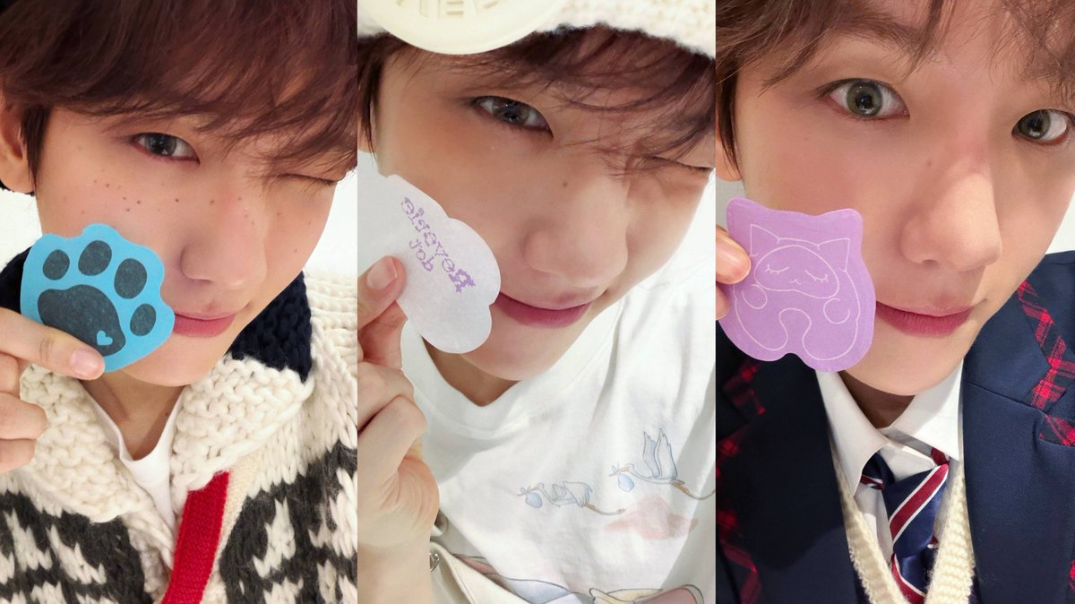 Baekhyun with his cute confettis 🥹