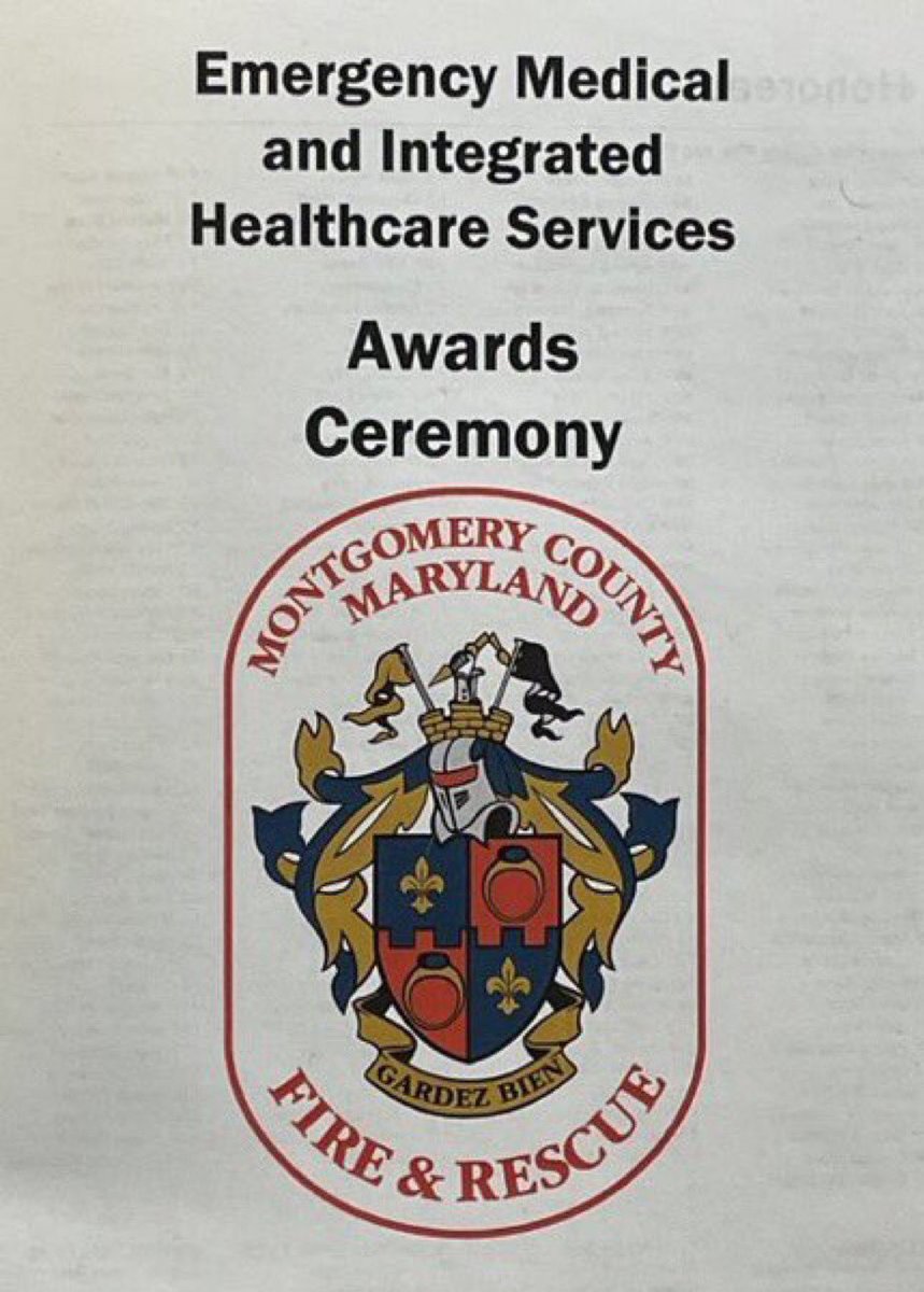 This week (Monday, Tuesday, Wednesday, A,B,C shifts) <a href="/mcfrs/">MontgomeryCo(MD)Fire</a> <a href="/MCFRS_EMIHS/">MCFRS_EMIHS</a> will host <a href="/MontgomeryCoMD/">Montgomery County MD Government</a>  Semi-Annual EMS Awards Ceremony honoring outstanding work from MCFRS &amp; partner agencies, as well as a few civilian ‘Every Day Hero’s’