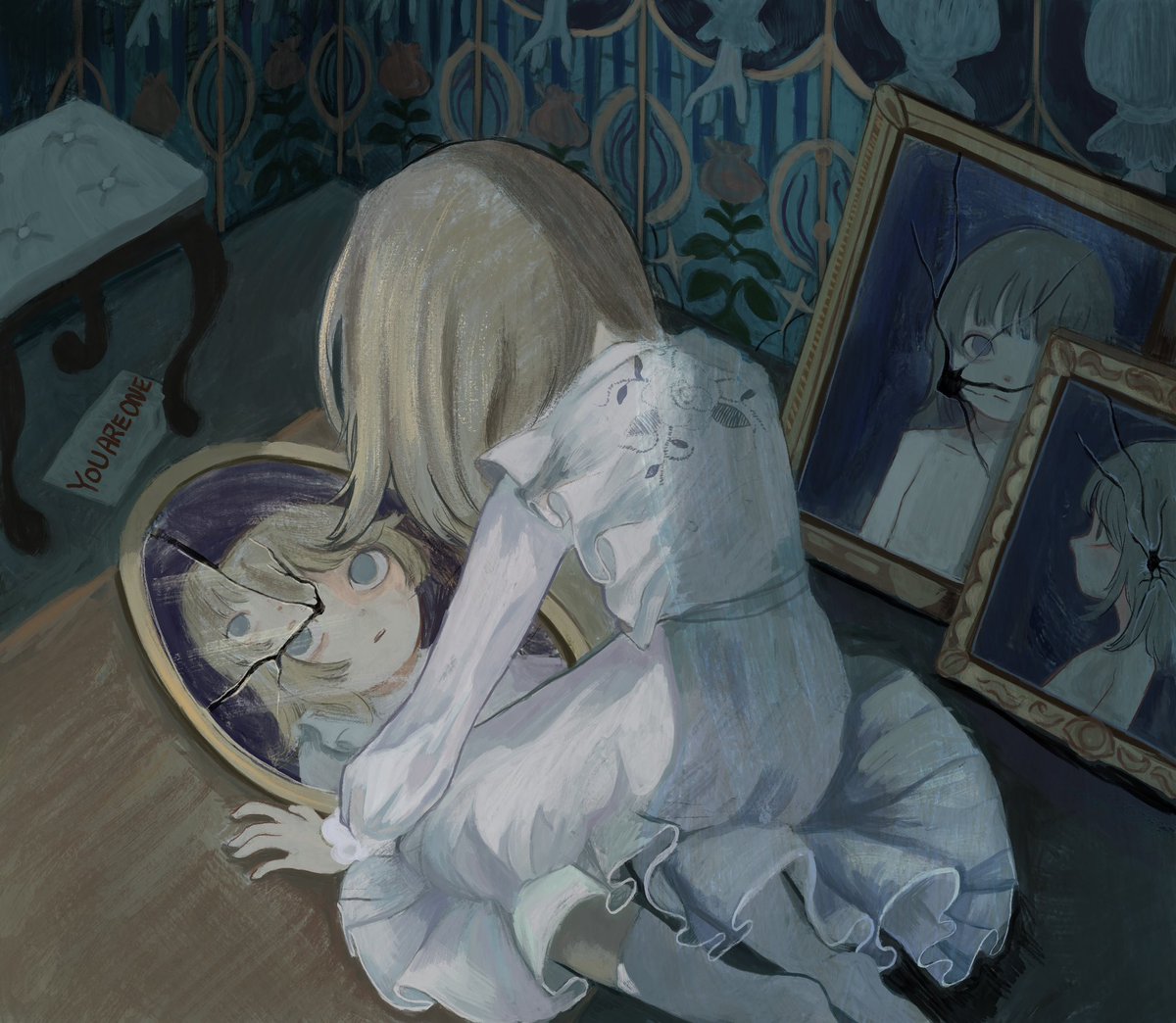 0comet_moth0's tweet image. 不確かな現実、夢幻