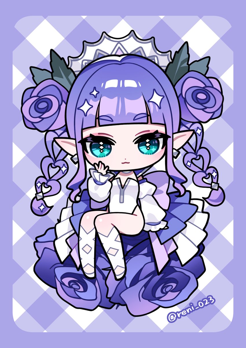 💜🤍フラスタちゃん🤍💜