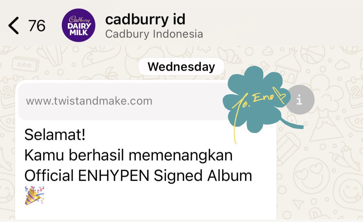 enookiz's tweet image. I thank Allah for my luck in 2025🥹🤍

- won MAP voucher samyang buldak carborana jake challenge
- won Enhypen signed album cadburry event
- won 2nd place art contest from jay's dad restaurant jpick
- won offline fansign in bangkok thailand with NI-KI

manifesting lucky 2026!🍀