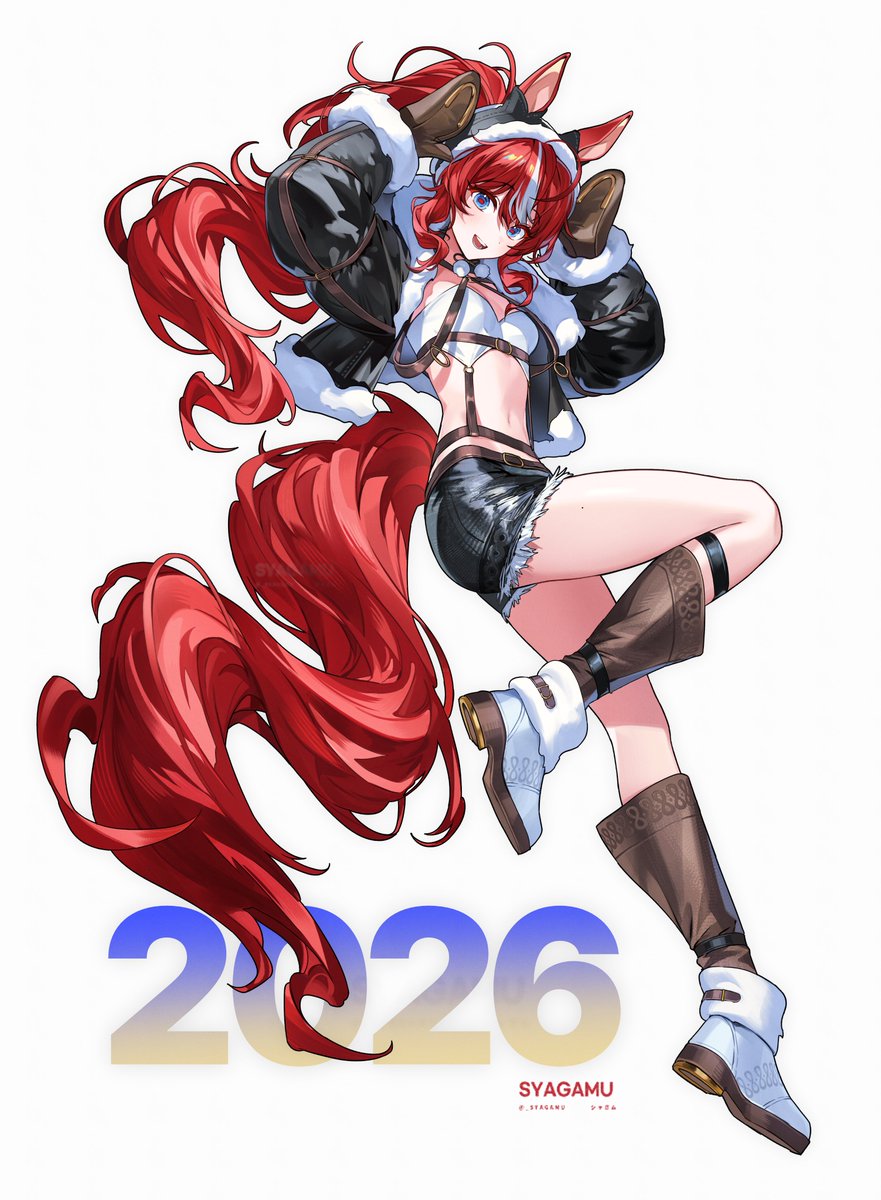 _SYAGAMU's tweet photo. 2026🐎 #OC https://t.co/nQSBtS0Kn0