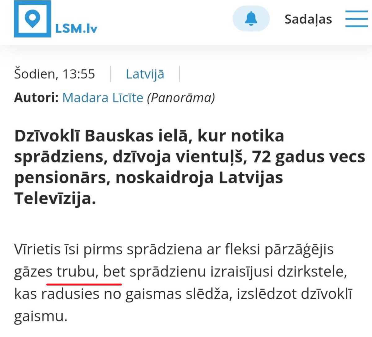 <a href="/Lato_Lapsa/">Lato Lapsa</a> situācija ir pavisam bēdīga