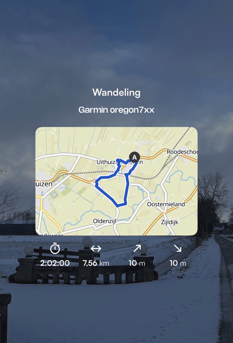 Winter #wandeling in #uithuizermeeden