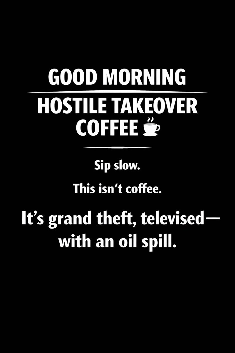 Sip slow.

In December —
a former Honduran president
convicted of drug trafficking
gets a presidential pardon.

Fast-forward.

Venezuela.

Suddenly the same accusations
justify storming another nation —
raids, seizures,
detaining a president and his wife,
removing leadership,
and
