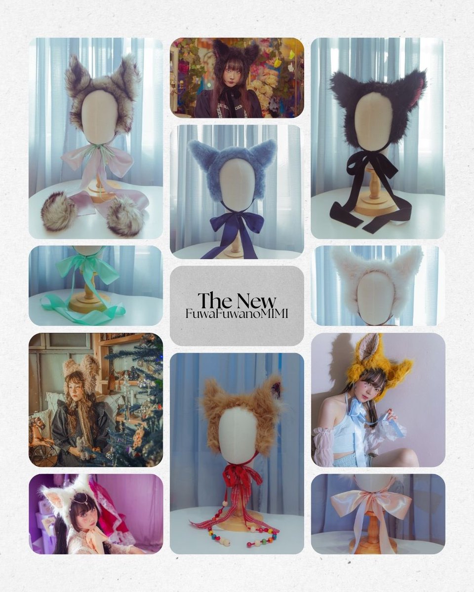 本日はこちらです！ 新しくオレンジ色の #ふわふわのみみ を作りました🐱🧡