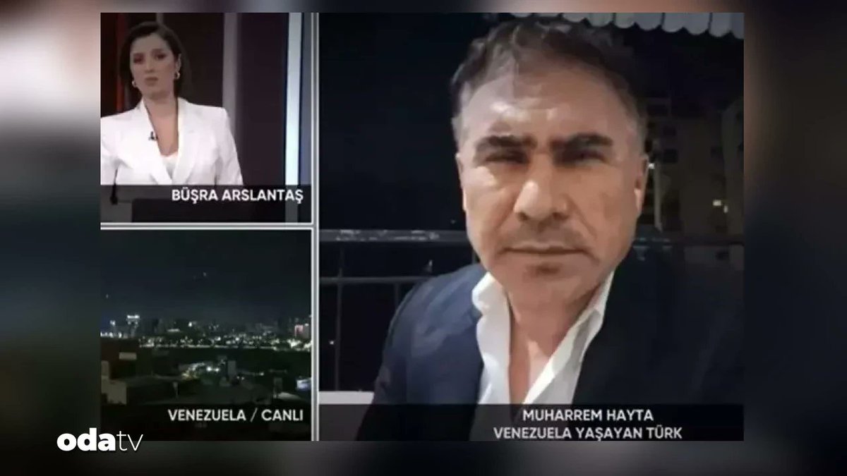 🔴 Vah ki ne vah Türk televizyonlarının düştüğü hale bakın.

Venezuela'da yaşayan Türk vatandaşı diye firari bir Fetöcü'yü canlı yayına alıp Venezuellada ki durumu anlattirmışlar.

Fetöcü durur mu? 
Halk durumdan memnun, iyi oldu deyivermis.