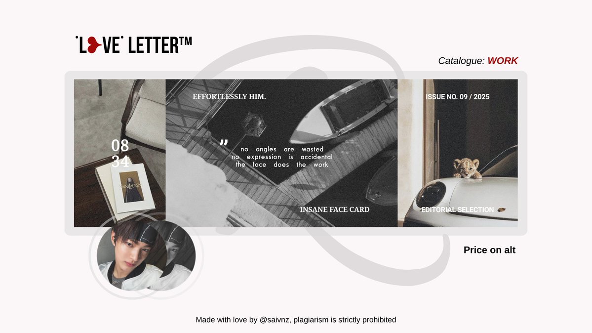 saivnz's tweet image. OSPEK TIME ★
Mind to repost? Danke!

Selamat malam, Roman comeback dengan 7 katalog layout baru yang siap di ospek nih! Tema kali ini messy typography ya. Jika ada kemiripan atau keluhan apapun silahkan dm Roman baik-baik 🤍

Layout UFS, check alt for detail! #zonauang