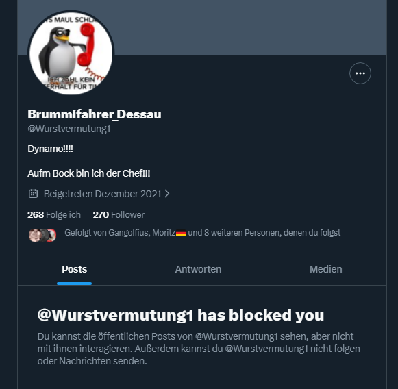 NeoCortexDeluxe's tweet photo. @Wurstvermutung1 @HDrostenick @FranzSchmid_AfD Warum versuchst Du es dann immer wieder? https://t.co/yYy7BmNUT1