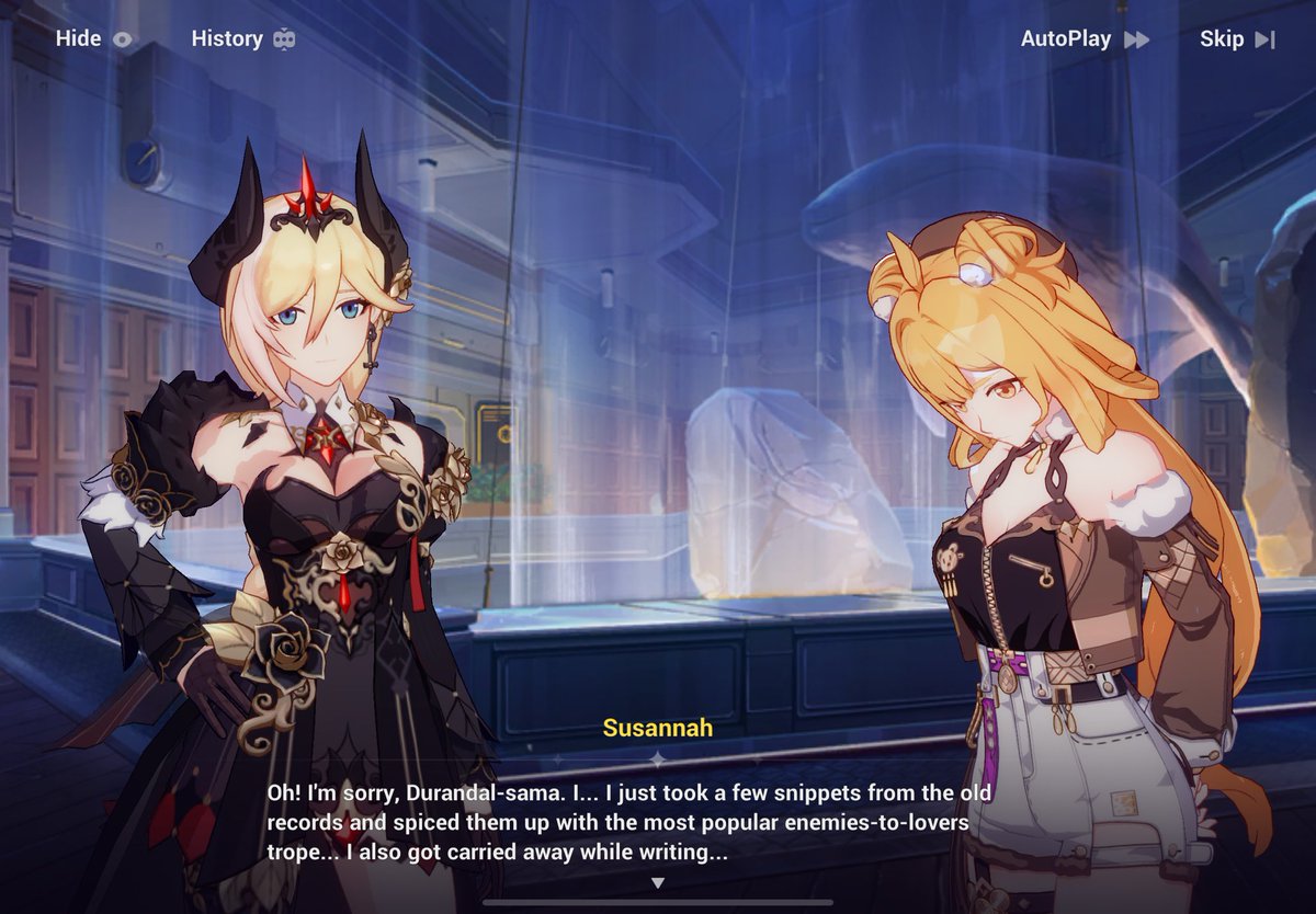 SUSANNAH STRAIGHT UP ADMITTING THAT SHE WROTE DURANDAL AND RITA AS ENEMIES TO LOVERS????