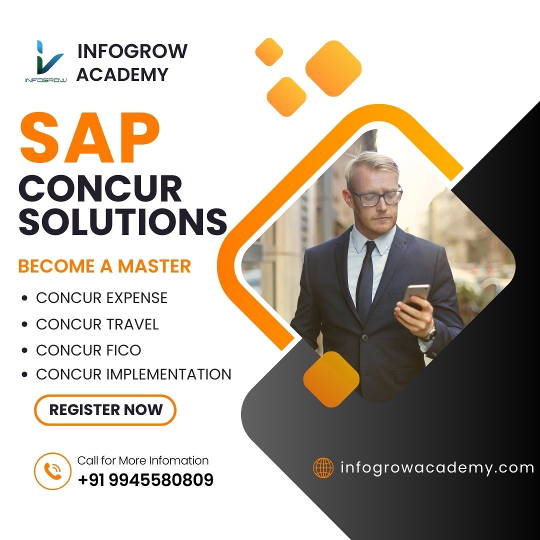 infogrowacademy's tweet photo. Best SAP Concur Solutions Course. Concur Implementation, Travel and Expense, FICO, Audit Report, Credit Cards. Work on hands-on projects with 100% job assistance. Register for Free Demo https://t.co/YdcgDnL4eJ 
#concursolutions #concurcourse #sapconcur #saperp https://t.co/7bQlXrm9Yj