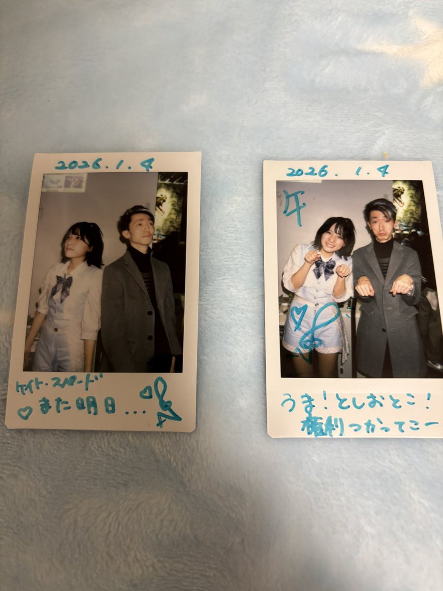 やっと明日は来るさ…チェキ更新🆙 てかジャケ写やん⁉️ めっちゃ良く