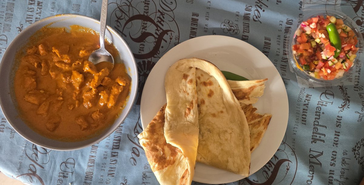 The family loves me again. Butter chicken for lunch