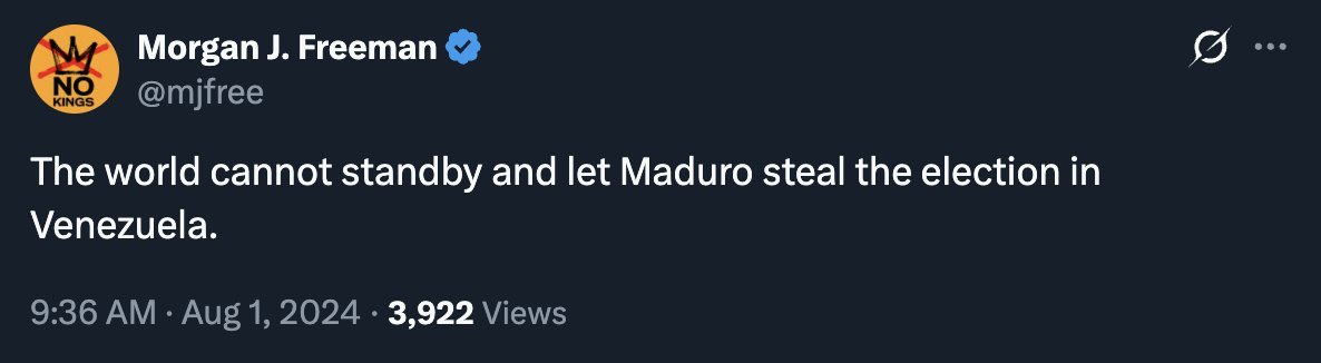 bonchieredstate's tweet image. It was all fake. All their virtue signaling. All their calls for action. All their pretending that they cared about Maduro’s crimes and wanted him removed.