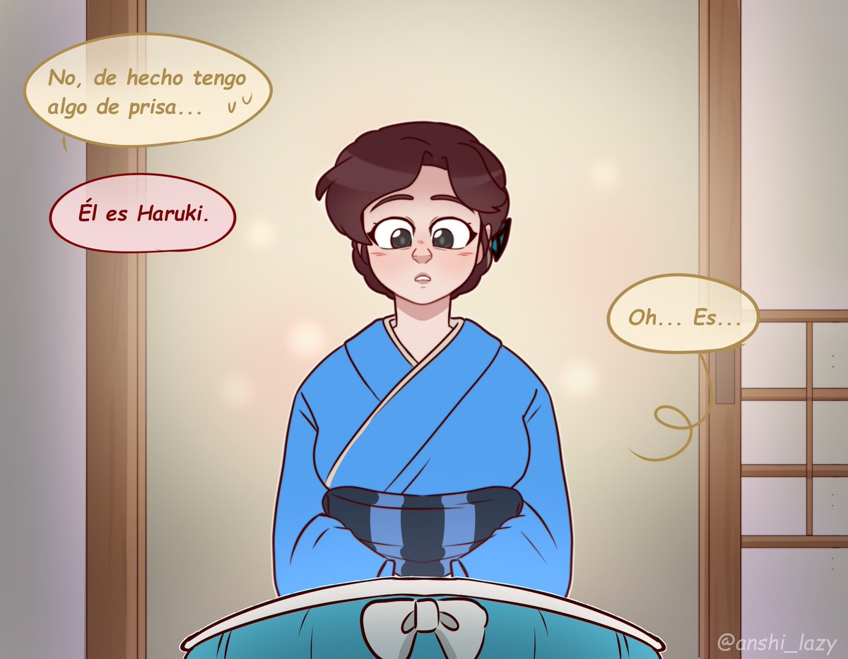 Primer comic del año, vengo un rato trabajando en este y le puse bastante cariño. Espero que les guste.
Nodoka conociendo a su nieto, Haruki (Parte 1/4) ❤️

#Ranma12 #rankane