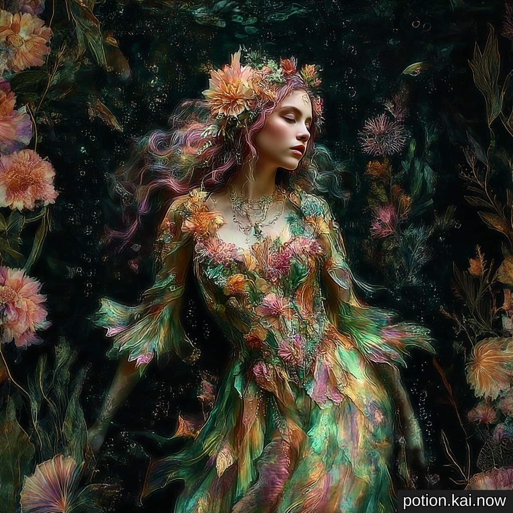 JinzAzul's tweet photo. Enchanted underwater floral goddess – petals, seaweed, pure magic!
Generated with @PotionByKai on https://t.co/jypnWxa8f5
@Daruebiii @KardiaChain @PotionByKai
#AIArt #PotionKai #FantasyArt https://t.co/VNmPNI0KwB