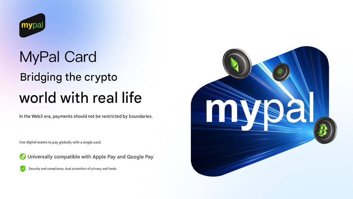 Mypal_Service's tweet photo. What cross-border payment pain points do you want MyPal to solve most? Cumbersome crypto exchange or high global payment fees? Let’s chat in the comments, and stand a chance to unlock exclusive benefits~ #MyPal #Web3Pay #BorderlessPayments https://t.co/S8a0fh4S19
