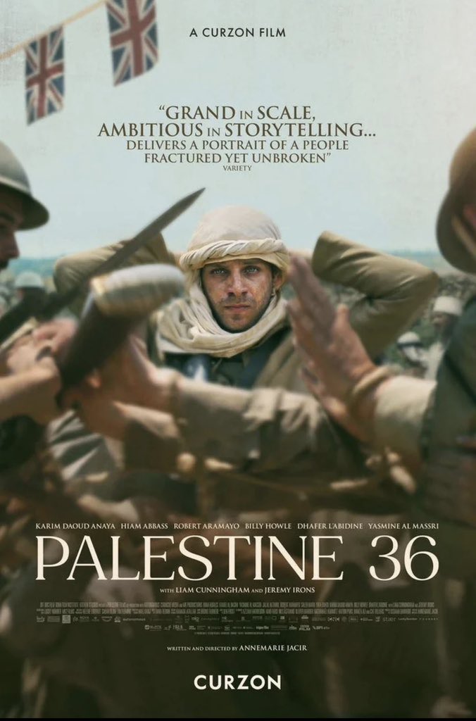 SuppressedNws1's tweet image. The film Palestine 36 is being targeted with coordinated 1-star ratings on IMDb.

Show them support because they need it!

You can watch Palestine 36 now on YouTube available to rent or buy.

H/T: @abierkhatib