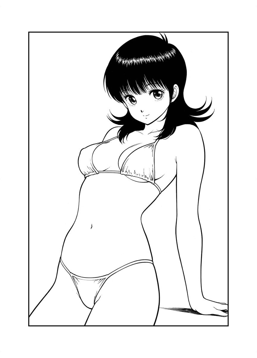 えーあい 自作LoRA  
更に進行中の試作です。 