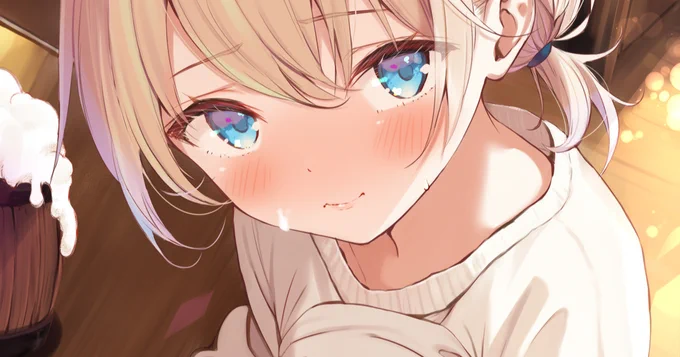 酔い看板娘 R18イラストを投稿しました