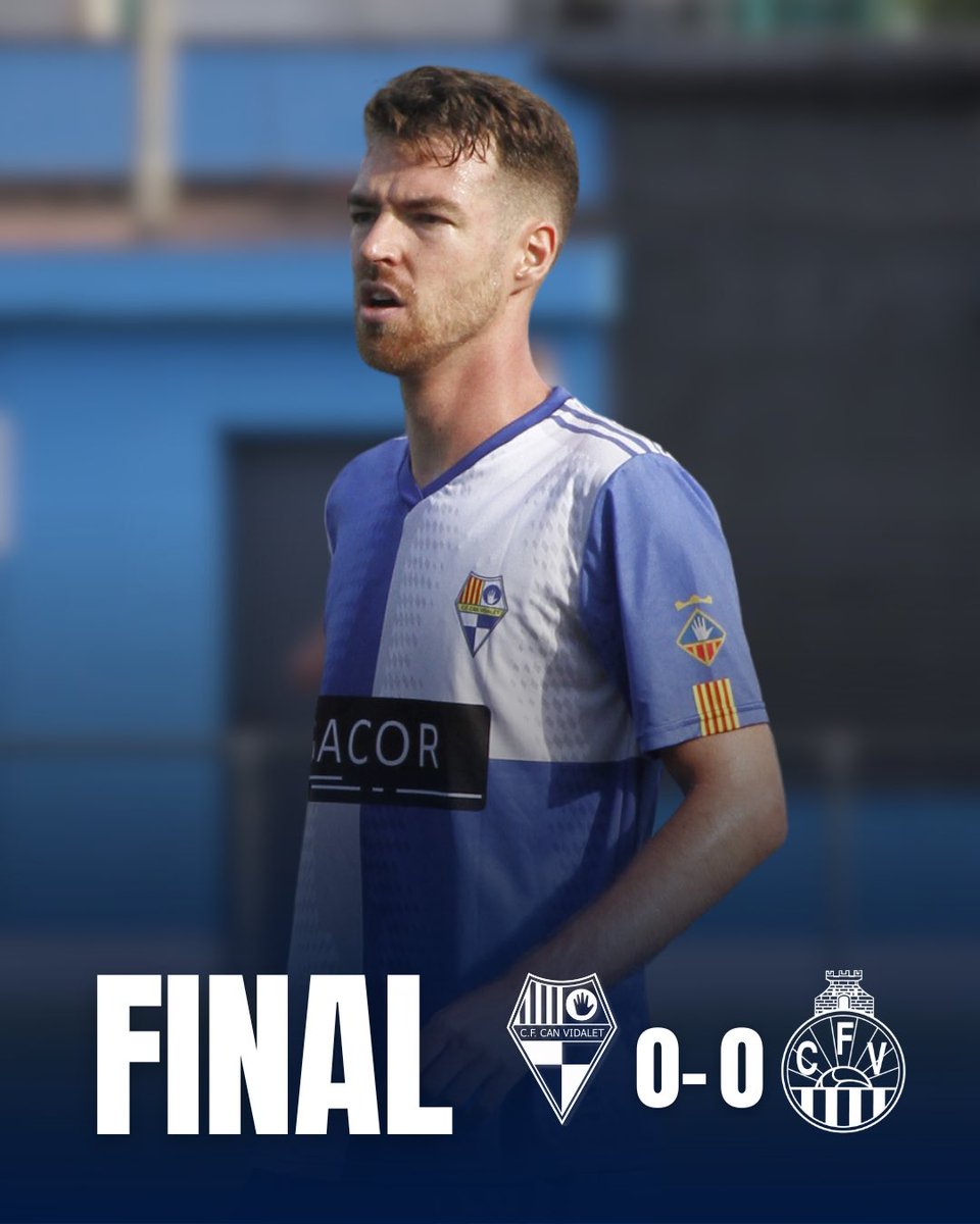 ⏱️ Final del partit al Molí
Gran esforç de l’equip fins a l’últim minut.

⚔️ CF Can Vidalet – CF Vilanova
💙🤍 Seguim, Canvi.