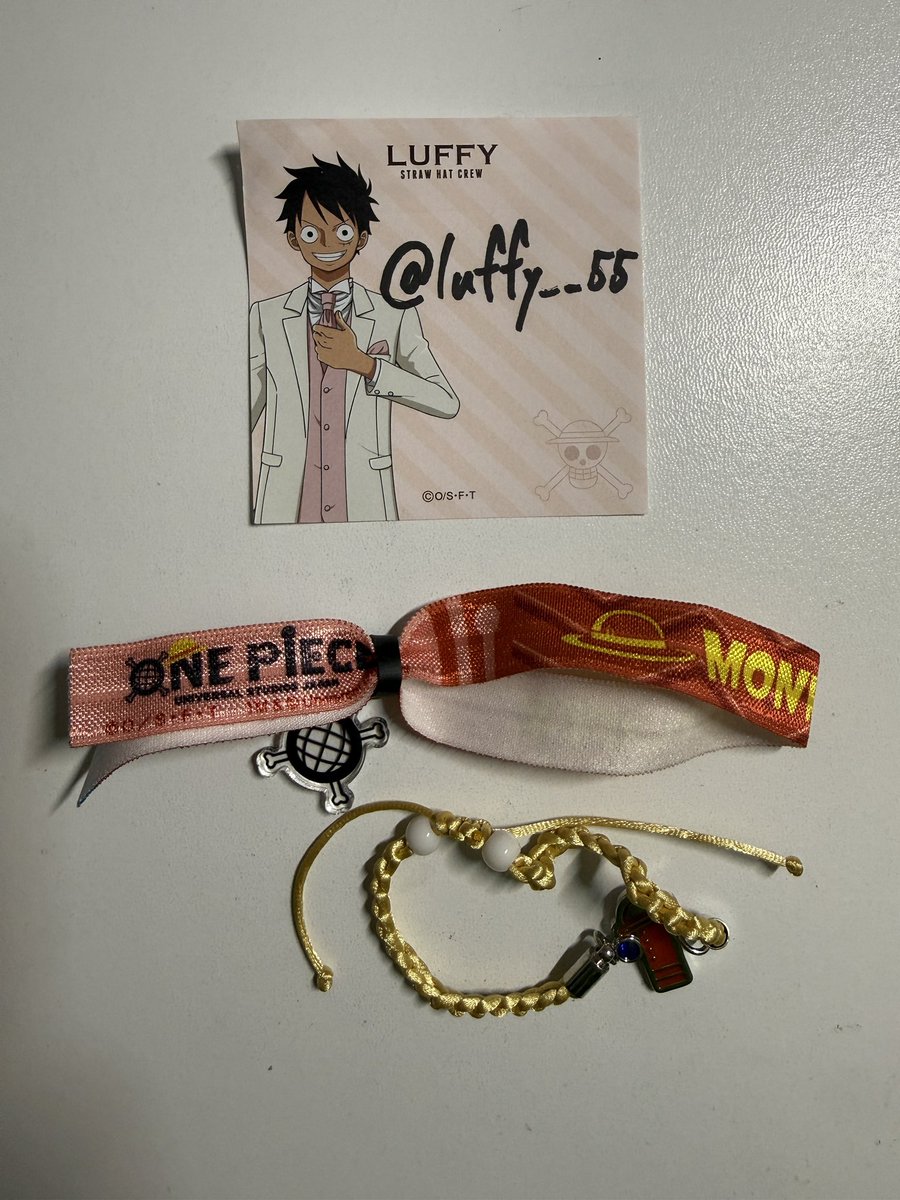 luffy__55's tweet photo. ONE PIECE ONEPIECE ワンピース　USJ ユニバーサルスタジオジャパン　ブレスレットコレクション

譲 : 画像　ルフィ　

求 : 定価+送料

銀行振込　PayPay   メルカリ　対応可◎

お気軽にお声掛け下さい…！ https://t.co/136nOwe4WB